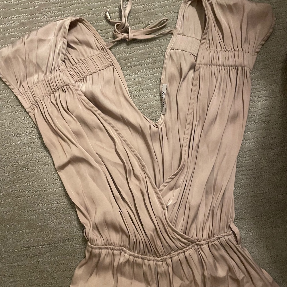 ORSAY GOLD JUMSUIT SATIN